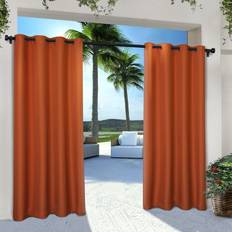 Exclusive Home Curtains Gardinpanel Polyester Mecka Orange 54 x 120