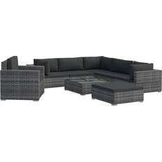 Patio Furniture vidaXL 8 Garden Outdoor Lounge Set