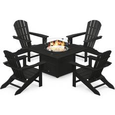 Outdoor Lounge Sets Polywood Palm Coast Outdoor Lounge Set