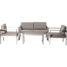 Silver Outdoor Lounge Sets Saltoro Sherpi Kili 4 Outdoor Lounge Set