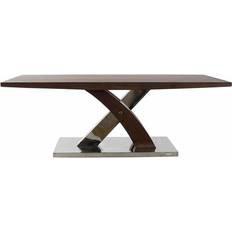 Dkd Home Decor Wood Steel Dining Table 60x120cm