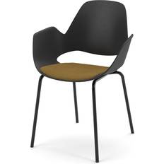 Houe Falk Stuhl Metallgestell Gelb