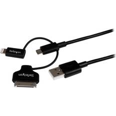 StarTech USB A 2.0 - USB B Micro/Lighting/30-Pin 1m