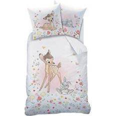 Blanc Ensembles de lit CTI Wende-Kinderbettwäsche Disney Bambi, Renforcé, 100 135