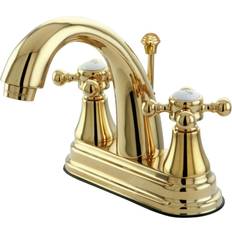 Double Handles Basin Faucets Kingston Brass English Vintage Collection 4-Inch Centerset