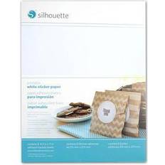 Silhouette Kontorsmaterial Silhouette MEDIA-WHT-ADH-3T Aufkleberpapier