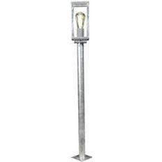 ECO-Light Karo Vejlampe Skumringssensor 100 cm Zink Pullert