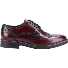 Herren - Rot Halbschuhe Base London Woburn Hi Shine - Bordo