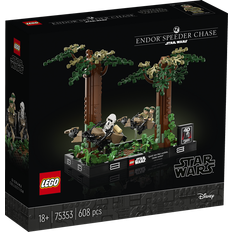 Giochi di Costruzione LEGO Star Wars Endor Speeder Chase Diorama 75353