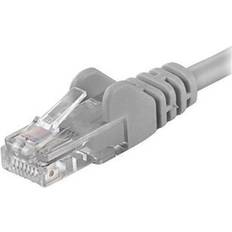 Patchkabel 10cm PremiumCord CAT 6 Ikke afskærmet parsnoet UTP 10cm Patchkabel