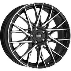 20 pollici - 5/112 Cerchioni Dotz Cerchio In Lega Fuji Dark 8x18 5x108 ET 42 Black/Polished