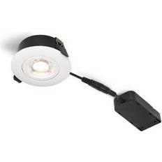 Nordtronic Belysning Nordtronic Lågprofil Flexibel G2 Ø75 3000K Rund Spotlight