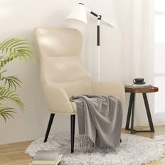 Fauteuil inclinable Fauteuils vidaXL Chaise De Relaxation Crème Tissu Fauteuil