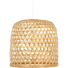 Ratán Iluminaciones BigBuy Home De Techo 59 x 59 x 55 cm Natural Bambú Lámpara Colgante