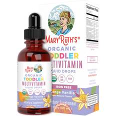 MaryRuth's Organics Organic Toddler Multivitamin Drops Iron Free Orange Vanilla 2