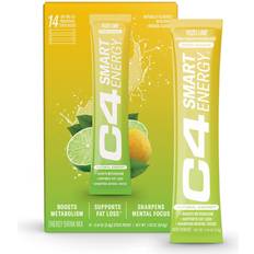 Vitamins & Supplements Cellucor C4 Smart Energy Powder + Yuzu Lime + Natural Focus + 14 Stick