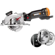 Worx Sähkökäyttöiset sahat Worx WX437 Handkreissäge Saw xl, 800W – Handtauchsäge mit bis zu 43mm Schnitttiefe für Sägearbeiten an schwer zugänglichen Stellen – Ideal für Holz