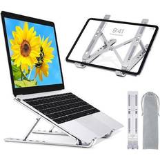 Laptop Stands Techly ICA-TBL 134TY, Notebook stativ, Sølv, [Levering: 4-5 dage]