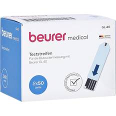 Beurer Strisce di Test per Glucometro Beurer Strip di prova per il dispositivo di misurazione della glicemia GL 40