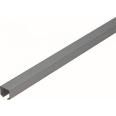 Porte del Capanno Hettich Profilo Scorrevole Per Anta WingLine 10 in Acciaio Grigio Opaco L 1.2 m Porta del Capanno (x)