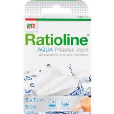 RATIOLINE aqua Duschpflaster Plus 5x7 steril 5