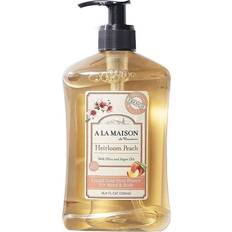 Pfirsich Hautreinigung A la Maison de Provence Liquid Soap For Hand & Body, Heirloom Peach, 16.9