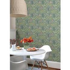 Nuwallpaper Green Groovy Garden Peel & Stick