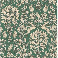 Nuwallpaper Emerald Enchanted Peel Stick Wallpaper