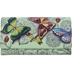 Anna by Anuschka Anuschka Checkbook Clutch Wallet Multi Misc Accessories No