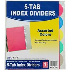 Office Supplies C-Line Tab Heavyweight Poly Binder Set 11 x 8.5 in 5
