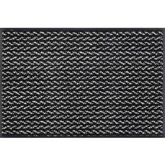 Wash+Dry Duo Door Mat 50 x 75 cm Black Black