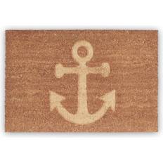 Relaxdays Anchor Coir Doormat Natural, Brown cm