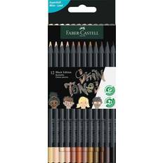 Faber-Castell Färgpennor Faber-Castell Malstifte, Black Edition Sortiert