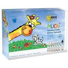 Sort Fingermaling Kreul Window Color Set Kleine Tierwelt