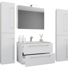 Badmiljø 60 cm VCM Badinos Badmiljø B 60 cm Spejlskab Hvid
