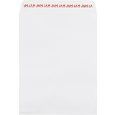 White Mailers Jam Paper 8 3/4 x 11 3/4 Open End Commercial Envelopes White 50 Pack