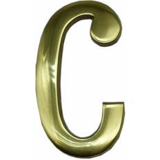 Gold Interior Decorating Edm Letter C 10 cm