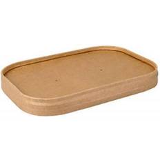 Papstar Couvercles pour Boîtes d'emballage, carton rectangulaire 2 cm x 17,3 cm x 12,3 cm marron