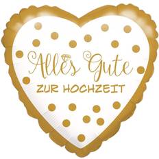 Horror-Shop Alles Gute zur Hochzeit Folienballon 43cm ❤