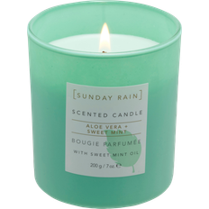 Sunday Rain Aloe Vera & Sweet Mint Candle Bougie Parfumée