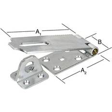 Cierres para candado Vormann Sicherheitsüberfalle L 105 mm 10 ST H.35 mm STA Blau Verz.VORMANN