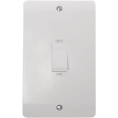 Click Mode 45A DP Switch 2 Gang Upright