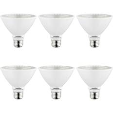 Light Bulbs Sunlite 40980 PAR30/LED/9W/SHORT/FL35/D/E/30K/6PK PAR30 Flood LED Light Bulb