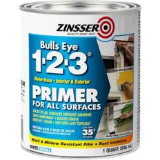 Paint Rust-Oleum Zinsser Bulls Eye Flat 1-2-3 Primer for All Surfaces White