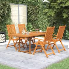 vidaXL 5 Patio Dining Set