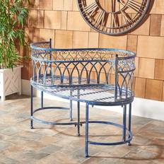 Blue Garden Benches Safavieh Outdoor Collection Lara Garden Bench