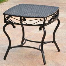 Black Outdoor Side Tables Caravan Valencia Resin Outdoor Side Table