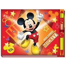 Disney Creativity Books Monogram Mickey Mouse Deluxe Autograph Book with Pen