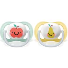 Philips AVENT Chupete Ultra Air Neutral (manzana) 0-6 m, 2 piezas