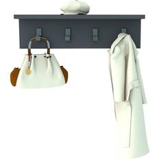 Knagerække hylde Hanah Home Knagerække AYLA 14x60 Væghylde